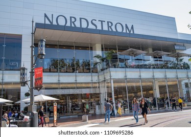 Los Angeles, CA: June 7, 2018:  Nordstrom Store At The Grove Shopping Mall In The Los Angeles Area. Nordstrom Is A Luxury Fashion Retailer That Was Founded In 1901.