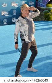 LOS ANGELES, CA. June 8, 2016: Actress Ellen DeGeneres at the world premiere for "Finding Dory" at the El Capitan Theatre, Hollywood. 
