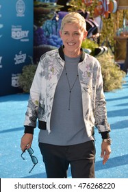 LOS ANGELES, CA. June 8, 2016: Actress Ellen DeGeneres at the world premiere for "Finding Dory" at the El Capitan Theatre, Hollywood. 
