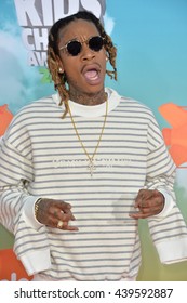 LOS ANGELES, CA - MARCH 12, 2016: Wiz Khalifa At The 2016 Kids' Choice Awards At The Forum, Los Angeles.
