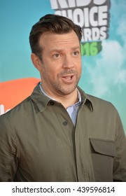 LOS ANGELES, CA - MARCH 12, 2016: Actor Jason Sudeikis At The 2016 Kids' Choice Awards At The Forum, Los Angeles.
