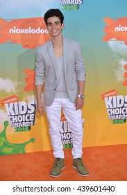 LOS ANGELES, CA - MARCH 12, 2016: Cameron Boyce At The 2016 Kids' Choice Awards At The Forum, Los Angeles.
