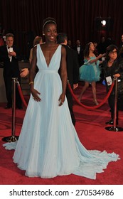 LOS ANGELES, CA - MARCH 2, 2014: Lupita Nyongo At The 86th Annual Academy Awards At The Hollywood & Highland Theatre, Hollywood. 