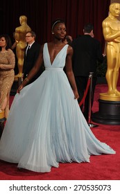 LOS ANGELES, CA - MARCH 2, 2014: Lupita Nyongo At The 86th Annual Academy Awards At The Hollywood & Highland Theatre, Hollywood. 