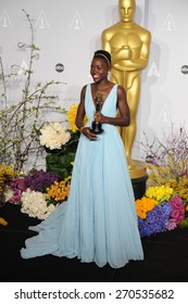 LOS ANGELES, CA - MARCH 2, 2014: Lupita Nyongo At The 86th Annual Academy Awards At The Dolby Theatre, Hollywood. 