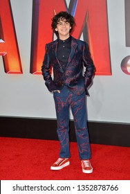 LOS ANGELES, CA. March 28, 2019: Jack Dylan Grazer At The World Premiere Of Shazam! At The TCL Chinese Theatre.
Picture: Paul Smith/Featureflash