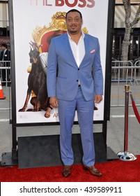 LOS ANGELES, CA - MARCH 28, 2016: Cedric Yarbrough At The Premiere For 