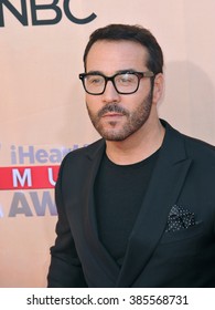 LOS ANGELES, CA - MARCH 29, 2015: Jeremy Piven At The 2015 IHeart Radio Music Awards At The Shrine Auditorium.