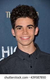 LOS ANGELES, CA - MARCH 29, 2016: Actor Cameron Boyce At The Premiere For 