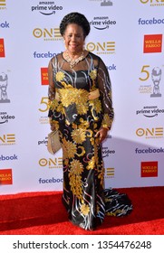 LOS ANGELES, CA. March 30, 2019: Sheila Jackson Lee At The 50th NAACP Image Awards.
Picture: Paul Smith/Featureflash