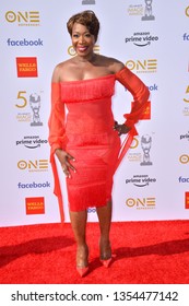 LOS ANGELES, CA. March 30, 2019: Joy Reid At The 50th NAACP Image Awards.
Picture: Paul Smith/Featureflash