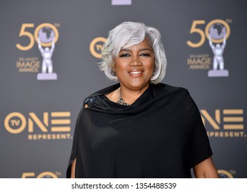 LOS ANGELES, CA. March 30, 2019: Donna Brazile At The 50th NAACP Image Awards.
Picture: Paul Smith/Featureflash