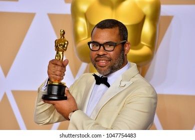 LOS ANGELES, CA - March 4, 2018: Jordan Peele At The 90th Academy Awards Awards At The Dolby Theartre, Hollywood