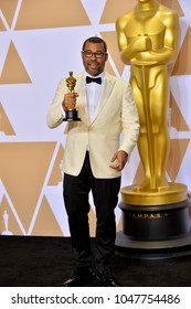 LOS ANGELES, CA - March 4, 2018: Jordan Peele At The 90th Academy Awards Awards At The Dolby Theartre, Hollywood