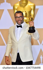 LOS ANGELES, CA - March 4, 2018: Jordan Peele At The 90th Academy Awards Awards At The Dolby Theartre, Hollywood