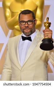 LOS ANGELES, CA - March 4, 2018: Jordan Peele At The 90th Academy Awards Awards At The Dolby Theartre, Hollywood