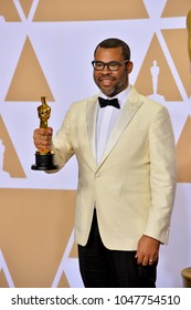 LOS ANGELES, CA - March 4, 2018: Jordan Peele At The 90th Academy Awards Awards At The Dolby Theartre, Hollywood