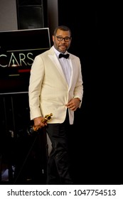 LOS ANGELES, CA - March 4, 2018: Jordan Peele At The 90th Academy Awards Awards At The Dolby Theartre, Hollywood