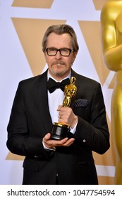 LOS ANGELES, CA - March 4, 2018: Gary Oldman At The 90th Academy Awards Awards At The Dolby Theartre, Hollywood