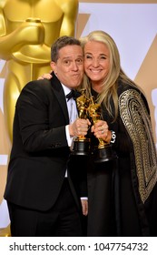 LOS ANGELES, CA - March 4, 2018: Lee Unkrich & Darla K. Anderson At The 90th Academy Awards Awards At The Dolby Theartre, Hollywood