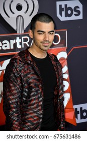 LOS ANGELES, CA - MARCH 5, 2017: Joe Jonas At The 2017 IHeartRadio Music Awards At The Forum, Los Angeles