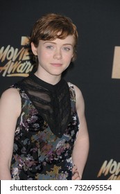 LOS ANGELES, CA - May 07, 2017: Sophia Lillis At The 2017 MTV Movie & TV Awards At The Shrine Auditorium