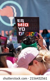 LOS ANGELES, CA - MAY 14: Protestors Gather Outside Los Angeles City Hall To Fight For Women's Rights To Reproductive Healthcare On Saturday, May 14, 2022 In Los Angeles, CA.