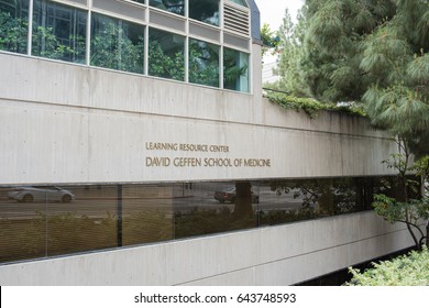 Los Angeles, CA: May 7, 2017:  David Geffen School Of Medicine.  UCLA Is A Public University In Los Angeles.