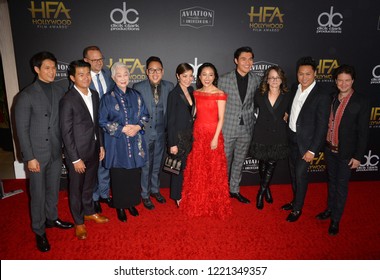 LOS ANGELES, CA. November 04, 2018: "Crazy Rich Asians" stars at the Hollywood Film Awards 2018 at the Beverly Hilton Hotel.
Picture: Paul Smith/Featureflash