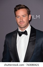 LOS ANGELES, CA - November 04, 2017: Armie Hammer At The 2017 LACMA Art+Film Gala At The Los Angeles County Museum Of Art,