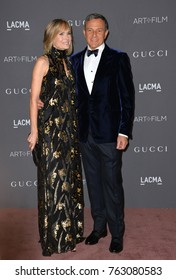 LOS ANGELES, CA - November 04, 2017: Bob Iger & Willow Bay At The 2017 LACMA Art+Film Gala At The Los Angeles County Museum Of Art,