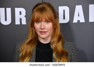 LOS ANGELES, CA - November 08, 2017: Bryce Dallas Howard At The Premiere For 