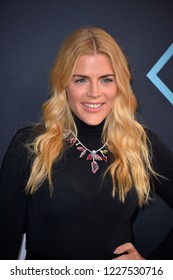 LOS ANGELES, CA. November 11, 2018: Busy Philipps At The E! People's Choice Awards 2018 At Barker Hangar, Santa Monica Airport.
 