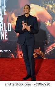 LOS ANGELES, CA - November 13, 2017: Ray Fisher At The World Premiere For 