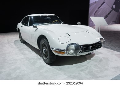 Los Angeles, CA - November 19, 2014: Toyota 2000 GT Coupe 1967 On Display At The LA Auto Show