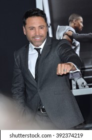 LOS ANGELES, CA - NOVEMBER 19, 2015: Boxer Oscar De La Hoya At The Premiere Of 