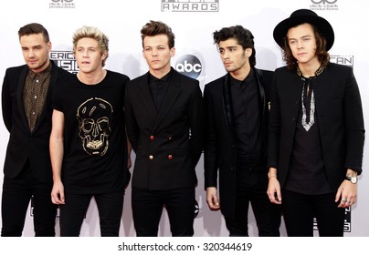 LOS ANGELES, CA - NOVEMBER 23, 2014: One Direction At The 2014 American Music Awards Held At The Nokia Theatre L.A. Live In Los Angeles On November 23, 2014.