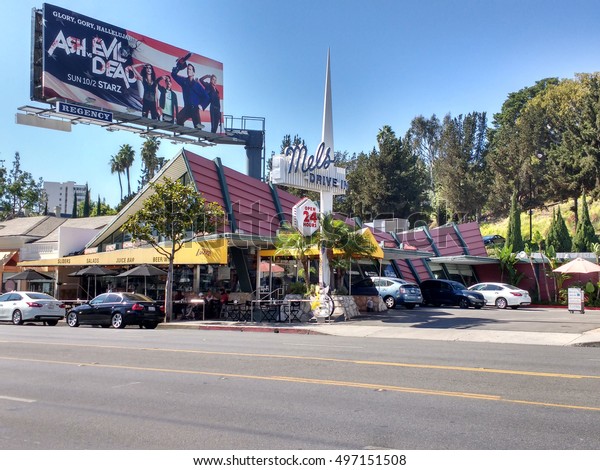 Los Angeles Ca Oct 7th16 Mels Buildings Landmarks Stock Image