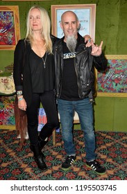 LOS ANGELES, CA. October 04, 2018: Pearl Aday And Scott Ian At The Los Angeles Premiere For 