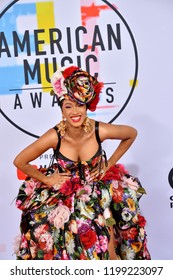 LOS ANGELES, CA. October 09, 2018: Cardi B At The 2018 American Music Awards At The Microsoft Theatre LA Live.
