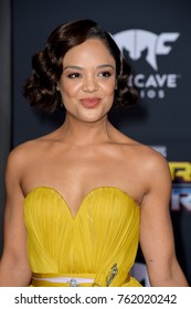 LOS ANGELES, CA - October 10, 2017: Tessa Thompson At The Premiere For 