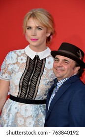 LOS ANGELES, CA - October 22, 2017: Michael D. Cohen & Sarah Randall Hunt At The Premiere For 