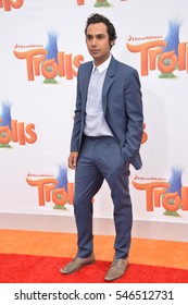 LOS ANGELES, CA. October 23, 2016: Actor Kunal Nayyar At The Los Angeles Premiere Of 