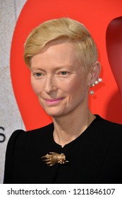 LOS ANGELES, CA. October 24, 2018: Tilda Swinton At The Los Angeles Premiere For 