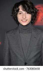 LOS ANGELES, CA - October 26, 2017: Finn Wolfhard At The Premiere For Netflix's 