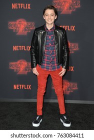 LOS ANGELES, CA - October 26, 2017: Noah Schnapp At The Premiere For Netflix's 