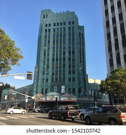 LOS ANGELES, CA, SEP 2019: the Wiltern theater at the intersection of Wilshire Blvd and Western