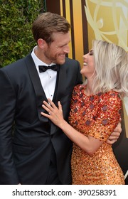 LOS ANGELES, CA - SEPTEMBER 12, 2015: Actress/dancer Julianne Hough & Fiance Brooks Laich At The Creative Arts Emmy Awards 2015 At The Microsoft Theatre LA Live.