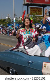 LOS ANGELES, CA- SEPTEMBER 12: Activist Dolores Huerta Participates At The East L.A. Mexican Independence Day Parade, September 12, 2010 In Los Angeles, CA