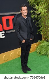 LOS ANGELES, CA - September 16, 2017: Justin Theroux at the premiere for "The Lego Ninjago Movie" at the Regency Village Theatre, Westwood